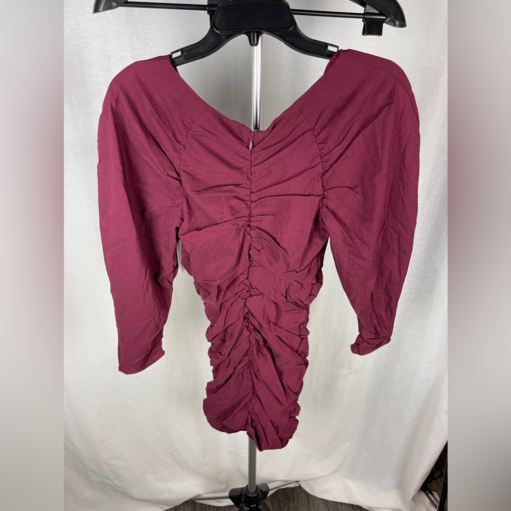 Do + Be maroon mini dress size medium NWT - Picture 5 of 11